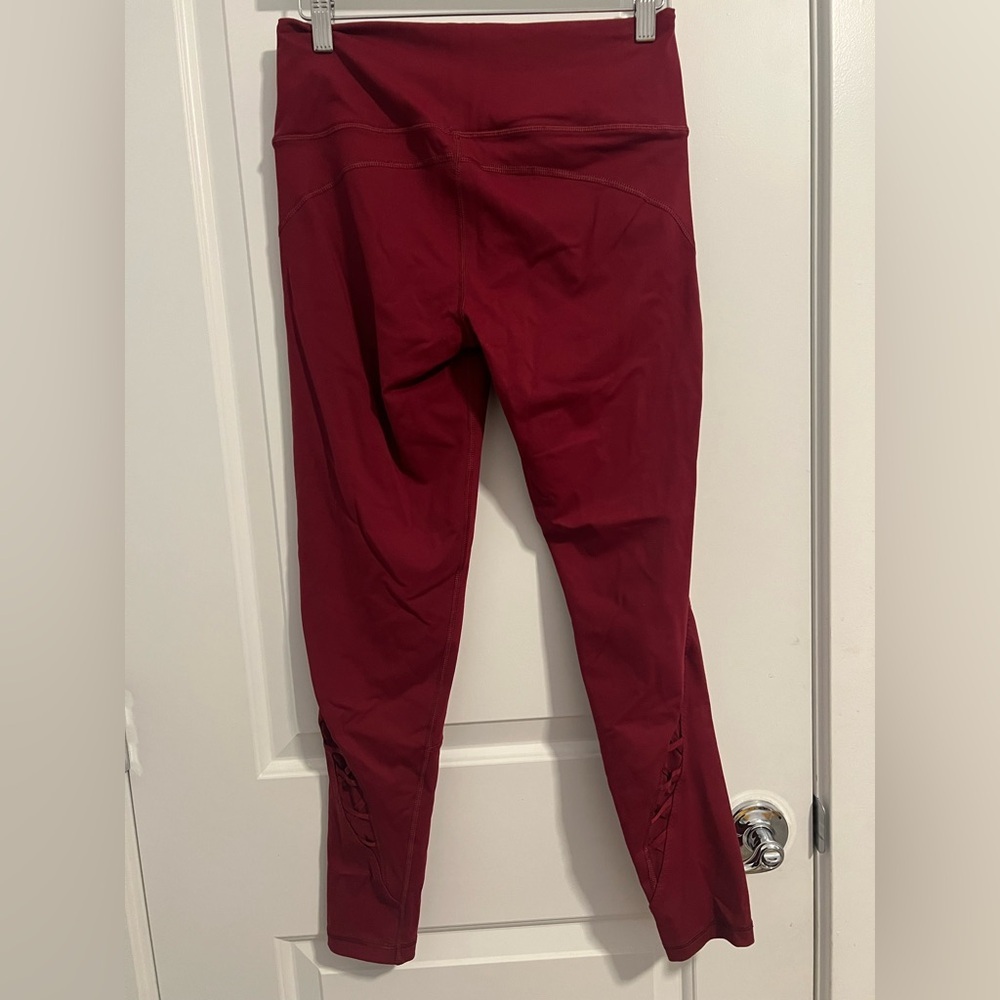 Victoria Secret Red Leggings M - Picture 2 of 5